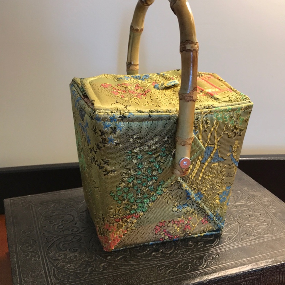 Chinese Take Out Fabric Purse Green